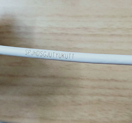 激光打標樣品圖
